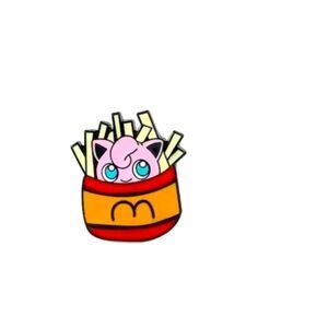 SALE Pokemon Jigglypuff Fries Enamel Pin